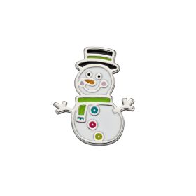 Kidsmas Snowman Pin