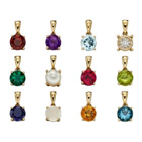 Birthstone Pendant Kit (with Diamond April) in 9ct Gold